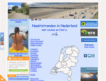 Tablet Screenshot of naaktstrandje.nl